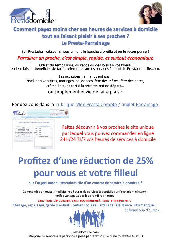 Parrainage Prestadomicile.com