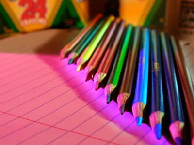 crayon, couleur
