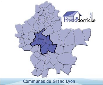 Prestadomicile est pr&eacute;sent sur toutes les communes du Grand Lyon
