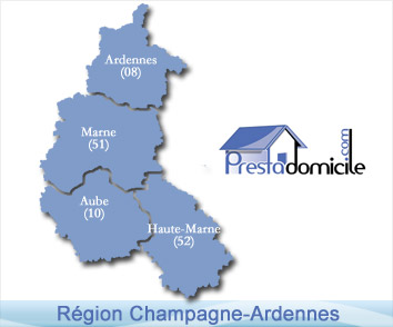 Prestadomicile est pr&eacute;sent sur toute la r&eacute;gion Champagne-Ardennes