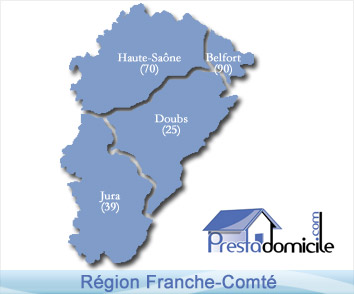 Prestadomicile est pr&eacute;sent sur toute la r&eacute;gion Franche-Comt&eacute;
