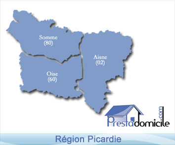 Prestadomicile est pr&eacute;sent sur toute la r&eacute;gion Picardie