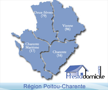 Prestadomicile est pr&eacute;sent sur tout le Poitou-Charente