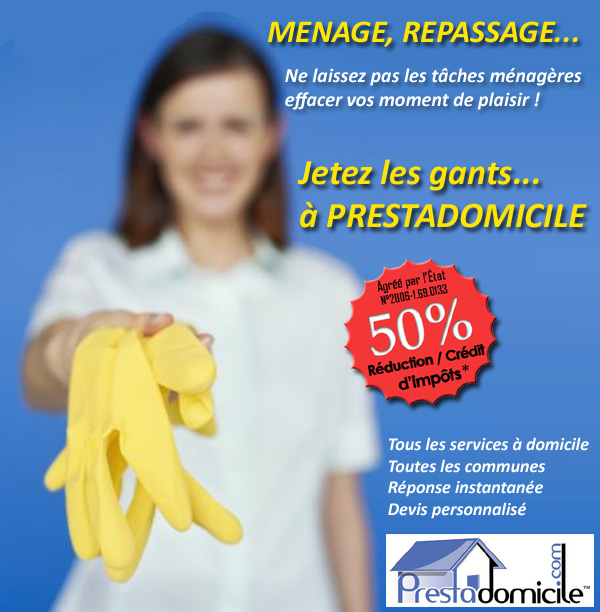 Jetez les gants &agrave; Prestadomicile.